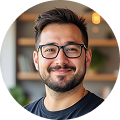 James Thompson, founder of Block 24 Marketing, smiling in a professional setting, emphasizing digital marketing and web design services.